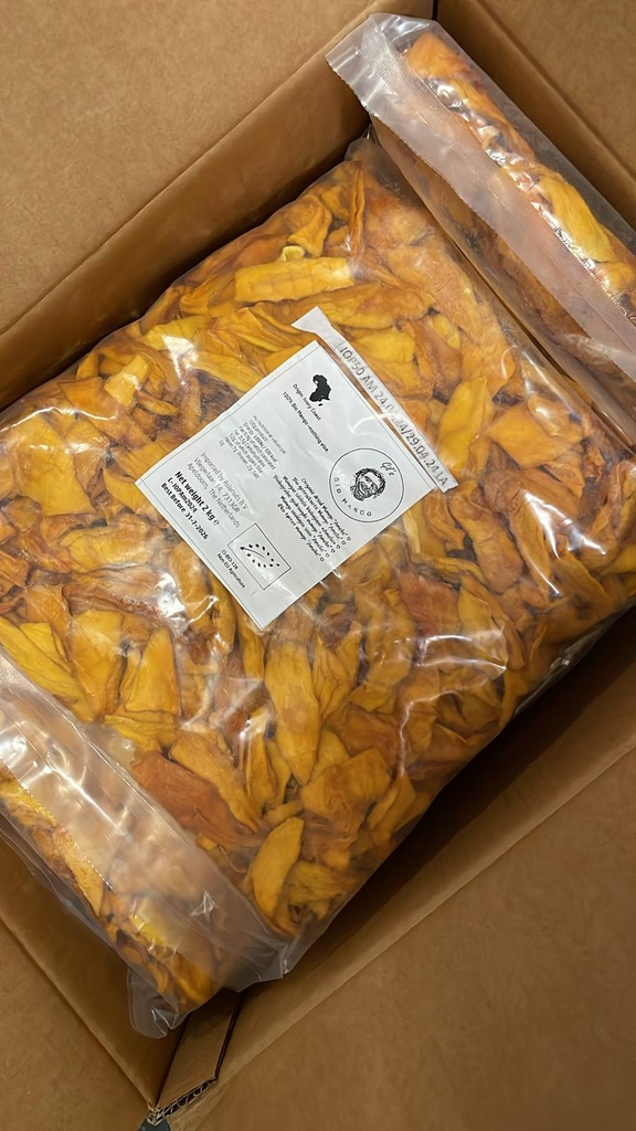 Organic Dried Mango "Amelie" 2kg [Ivory Coast]