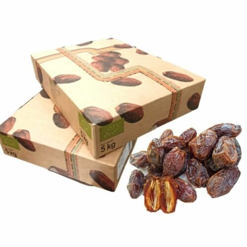 Organic medjoul (Medjool) dates in 5 kg box