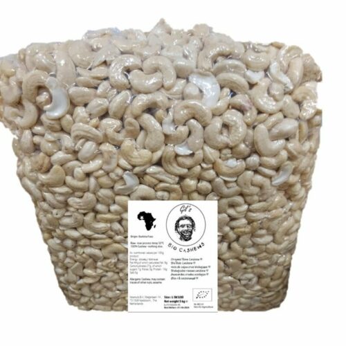 Gil's Bio Cashew nuts in vaccum bag 5 kg
